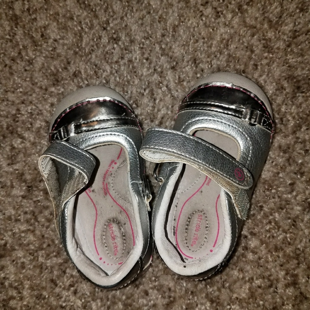 Silver Stride Rite Mary Janes